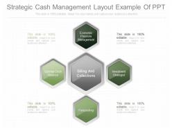 Present strategic cash management layout example of ppt