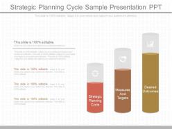 Present strategic planning cycle sample presentation ppt