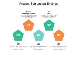 Present subjunctive endings ppt powerpoint presentation outline deck cpb