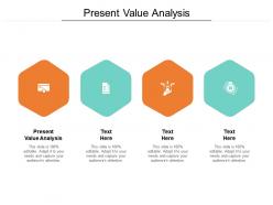 Present value analysis ppt powerpoint presentation portfolio inspiration cpb