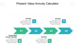 Present value annuity calculator ppt powerpoint presentation inspiration mockup cpb