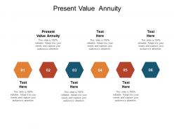 Present value annuity ppt powerpoint presentation professional aids cpb