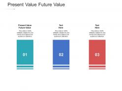 Present value future value ppt powerpoint presentation infographic template topics cpb