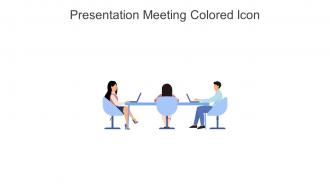 Presentation Meeting Colored Icon In Powerpoint Pptx Png And Editable Eps Format