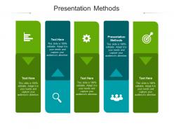 Presentation methods ppt powerpoint presentation pictures graphics design cpb