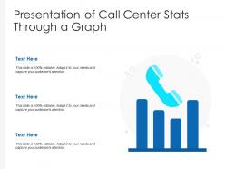 Presentation of call centre stats through a graph