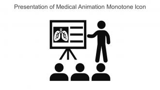 Presentation Of Medical Animation Monotone Icon In Powerpoint Pptx Png And Editable Eps Format