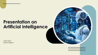 Presentation On Artificial Intelligence PPT PowerPoint ST AI