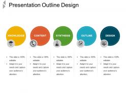 Presentation outline design ppt templates