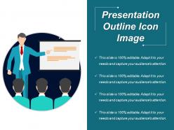 Presentation outline icon image ppt icon