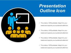 Presentation outline icon ppt ideas
