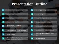 Presentation outline ppt styles background image