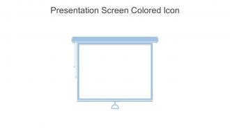 Presentation Screen Colored Icon In Powerpoint Pptx Png And Editable Eps Format