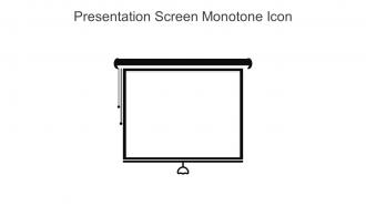 Presentation Screen Monotone Icon In Powerpoint Pptx Png And Editable Eps Format