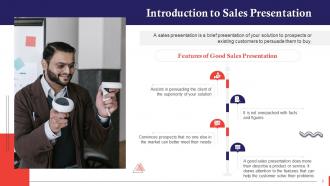 Presentation Stage In Sales Process Training Ppt Editable Graphical