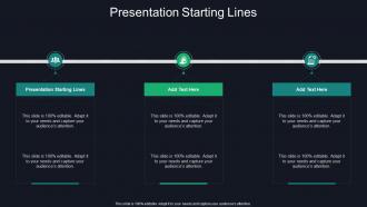 Presentation Starting Lines In Powerpoint And Google Slides Cpb