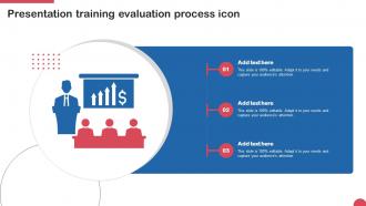 Presentation Training Evaluation Process Icon