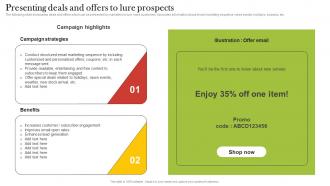 Presenting Deals And Offers To Lure Prospects Increasing Customer Opt MKT SS V