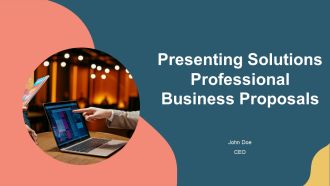Presenting Solutions Professional Business Proposals PPT Guidelines AT