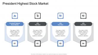 President Highest Stock Market In Powerpoint And Google Slides Cpb