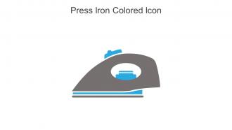 Press Iron Colored Icon In Powerpoint Pptx Png And Editable Eps Format