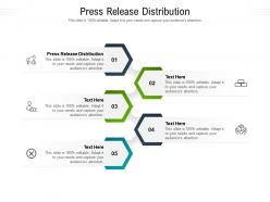 Press release distribution ppt powerpoint presentation professional grid cpb