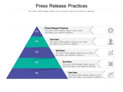Press release practices ppt powerpoint presentation slides icons cpb