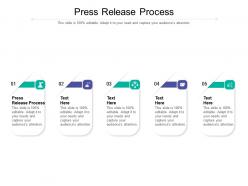 Press release process ppt powerpoint presentation professional grid cpb