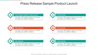 Press Release Sample Product Launch In Powerpoint And Google Slides Cpb