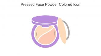 Pressed Face Powder Colored Icon In Powerpoint Pptx Png And Editable Eps Format