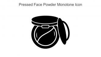 Pressed Face Powder Monotone Icon In Powerpoint Pptx Png And Editable Eps Format