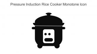 Pressure Induction Rice Cooker Monotone Icon In Powerpoint Pptx Png And Editable Eps Format