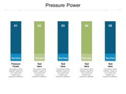 Pressure power ppt powerpoint presentation model visuals cpb
