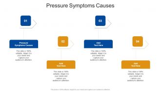 Pressure Symptoms Causes In Powerpoint And Google Slides Cpb
