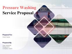 Pressure Washing Service Proposal Powerpoint Presentation Slides