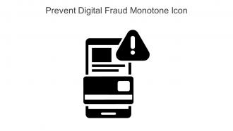 Prevent Digital Fraud Monotone Icon In Powerpoint Pptx Png And Editable Eps Format