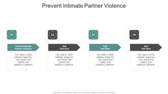 Prevent Intimate Partner Violence In Powerpoint And Google Slides Cpb