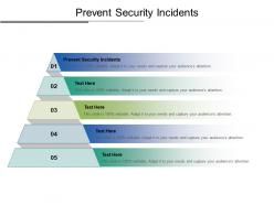 Prevent security incidents ppt powerpoint presentation slides model cpb