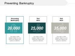 Preventing bankruptcy ppt powerpoint presentation icon deck cpb