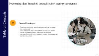 Preventing Data Breaches Through Cyber Security Awareness Powerpoint Presentation Slides