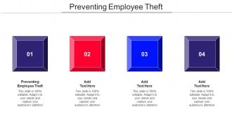Preventing Employee Theft Ppt Powerpoint Presentation Inspiration Templates Cpb