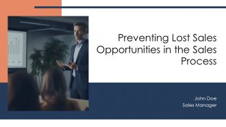 Preventing Lost Sales Opportunities In The Sales Process Ppt PowerPoint PPT Slides AT