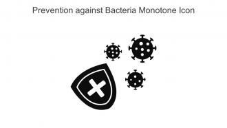 Prevention Against Bacteria Monotone Icon In Powerpoint Pptx Png And Editable Eps Format