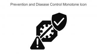 Prevention And Disease Control Monotone Icon In Powerpoint Pptx Png And Editable Eps Format