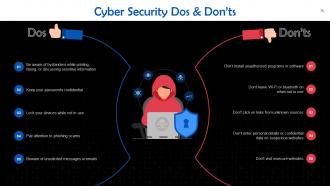 Prevention of Cyber Attacks Training Ppt Ideas Adaptable