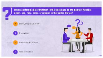 Prevention Of Sexual Harassment Training Discussion Questions Training Ppt Informative Idea
