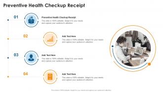 Preventive Health Checkup Receipt In Powerpoint And Google Slides Cpb