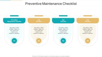 Preventive Maintenance Checklist In Powerpoint And Google Slides Cpb