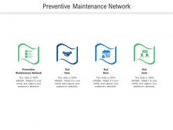 Preventive maintenance network ppt powerpoint presentation icon clipart cpb