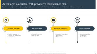 Preventive Maintenance Plan Powerpoint PPT Template Bundles CRP Colorful Informative